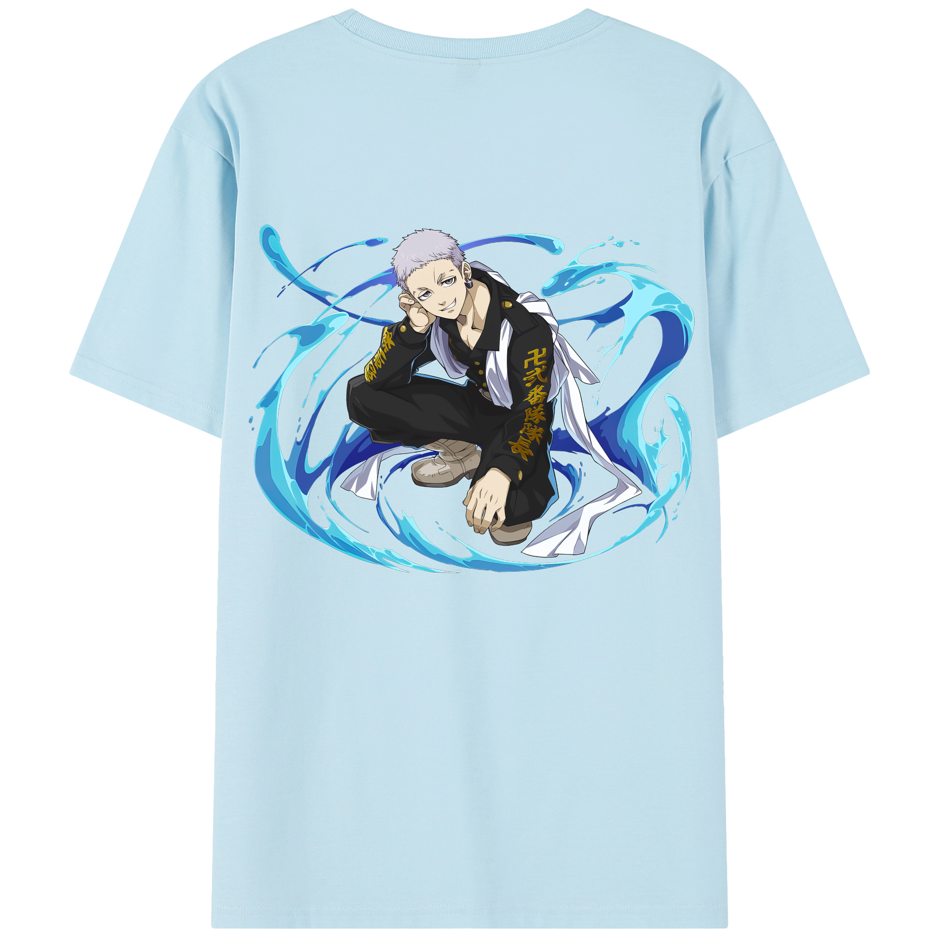 （画像用） 東京リベンジャーズ Tokyo Revengers 綿100％半袖Tシャツ（背面プリント）